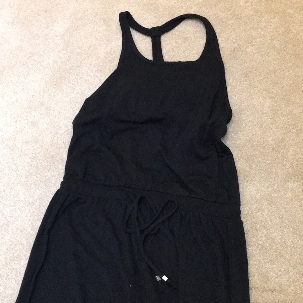 Athleta black maxi dress